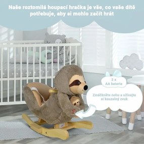 Infantastic  Balansoar cu efecte sonore, 61x32x52cm