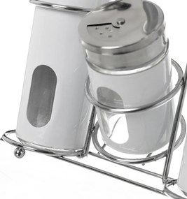 Recipiente pentru ulei și oțet cu suport 4 buc. – Casa Selección