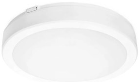 Plafonieră LED cu senzor pentru baie NAIROS LED/18W/230V IP65 cm alb + telecomandă