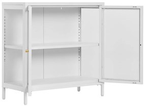 Vitrină albă din metal 80x80 cm Dalby – House Nordic