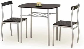 Jedálenský set Lizze (wenge + argintiu). 1047950
