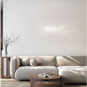 Aplica de perete LED din marmura alba ALYSSA