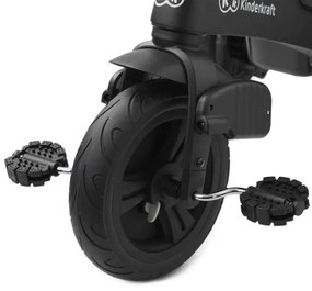 Tricicletă pentru copii 5v1 EASYTWIST gri/neagră KINDERKRAFT