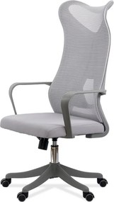 Scaun de birou ergonomic cu suport lombar si spatar inalt OFF 634 gri
