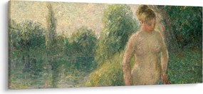 Tablou - Camille Pissarro, The Bather, reproducere (120x50 cm)