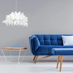 Lustră FARFALLA pentru copii, 1xE27/60W/230V, albă