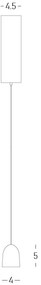 Pendul LED design minimalist 7W 3000K SANDY WHITE ZB-25136