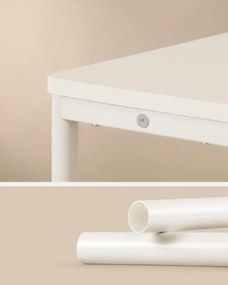 Masuta cu sertar si port USB NEXIVO, crem