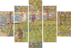 Tablou - Georges Seurat, Study for "La Grande Jatte", reproducere (150x105 cm)