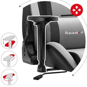 Fotoliu gaming Fusion 7.6 (negru + gri). 1087490