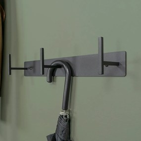 Cuier de perete negru din metal 44 cm Chapman – Spinder Design