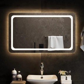 Oglinda de baie cu LED, 100x60 cm