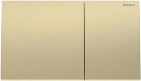 Geberit 115.622.QF.1 - Plăcuță de comandă Sigma70, 25 x 14,6 cm, alamă periată