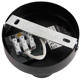 Plafoniera de design neagră cu reflector G95 negru - Facile