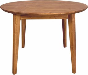 Masă lemn masiv Dining Rotundă Timeless 110x76 cm Whisky