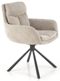 Scaun de bucaterie Leary, bej