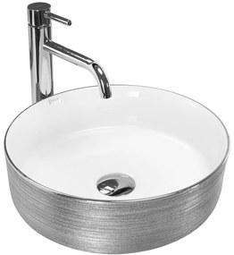 Lavoar Sami argintiu periat L36 cm