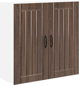 vidaXL Dulap de bucătărie Stejar închis 80 x 31 x 80 cm Lemn compozit