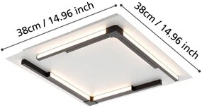 Plafonieră LED dimabilă ZAMPOTE LED/25W/230V Eglo 900329