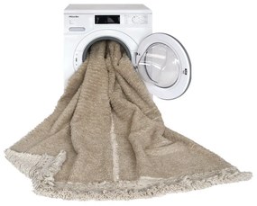 Covor bej din bumbac 140x200 cm Duetto Sage – Lorena Canals