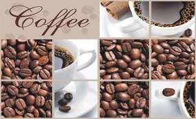 Fototapet - Cafea - inscripție (254x184 cm)