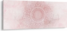 Tablou - Mandala roz (120x50 cm)