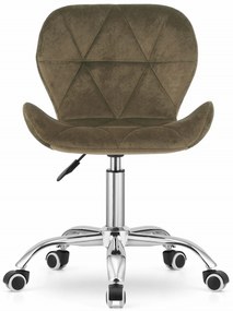 Scaun de birou AVOLA VELVET maro