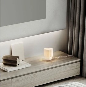 Veioza, Lampa de masa cu abajur bej BLOOSY