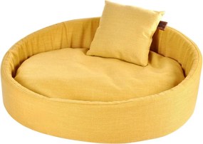 Pat pentru animale de companie galben pentru câini 60x80 cm – Love Story