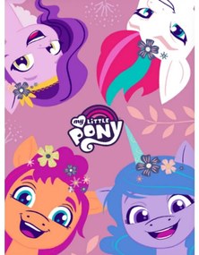 Carbotex Pătură pentru copii My little Pony Poneijucăuși, 110 x 140 cm