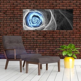 Tablou - Abstract Rose Blue (120x50 cm)