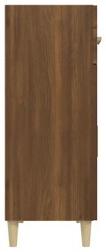 Servanta, stejar maro, 69,5x34x89 cm, lemn prelucrat 1, Stejar brun