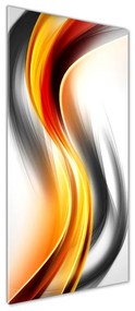 Pictura pe sticlă acrilică Valuri abstracte