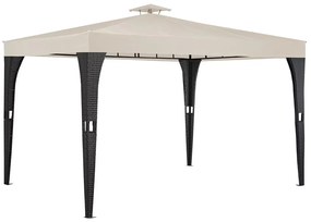 Deuba Pavilion ratan 3x4 m - crem