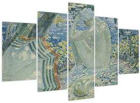 Tablou - Frederick Carl Frieseke, On the Bank, reproducere (150x105 cm)