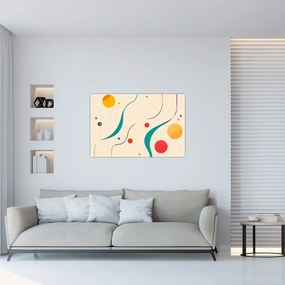 Tablou - Ilustrație colorată minimalistă (90x60 cm)