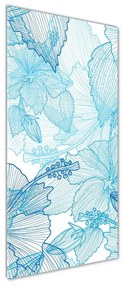 Tablou din Sticlă flori Hawaii