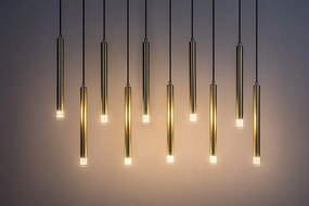 Lustra suspendata stil minimalist Ramira 10L aurie