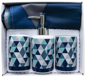 SET BAIE MONACO 4 BUC BLUE