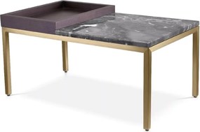 Masuta de cafea design LUX cu blat din marmura Forma