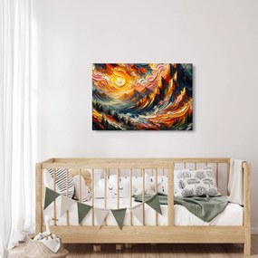 Tablou - Munte acoperit de soare (90x60 cm)