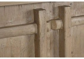 Bufet din lemn masiv reciclat, sculptat manual, Ervino