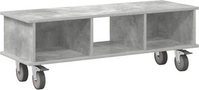 vidaXL Support TV Gri din beton 100 x 35 x 35 cm Lemn compozit