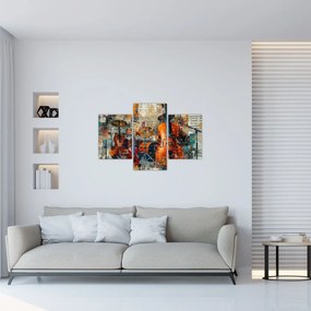Tablou - Instrumente muzicale (90x60 cm)
