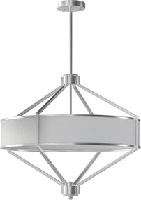 Lustra suspendata diametru 60cm, Zundo Satin Nickel