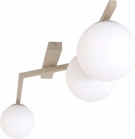 Plafonieră NATON 3xE14/10W/230V bej/alb