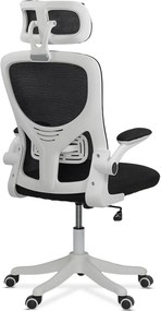 Scaun ergonomic OFF 336 negru, mesh și brațe rabatabile