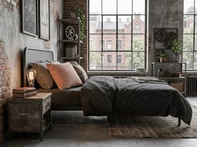 Husa de perna dubla fata DUO SENSE DAISELLE 45x45 cm microplus/flanel, roz