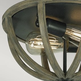 Plafonieră ALLIER 2xE27/60W/230V stejar Elstead FE-ALLIER-F-WW