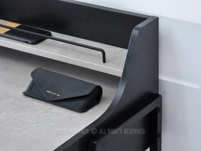 Masă PC Borge (beton + negru). 1109733